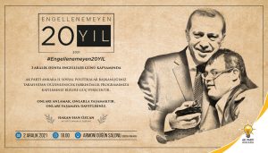 AK Parti Ankara İl Başkanlığı engellenemeyen 20 yıl davetiyesi